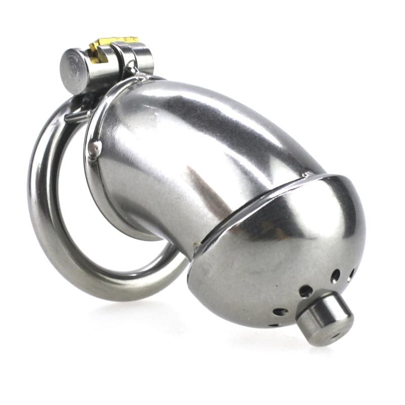 Built-in Lock Chastity Cage With Penis Plug