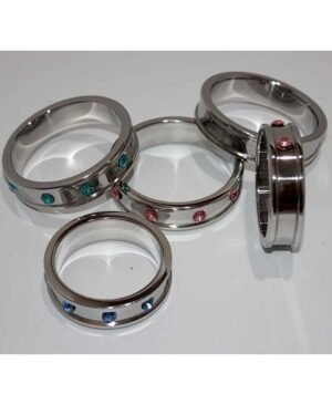 Deep Shallow 55mm Penis Ring Gemmed