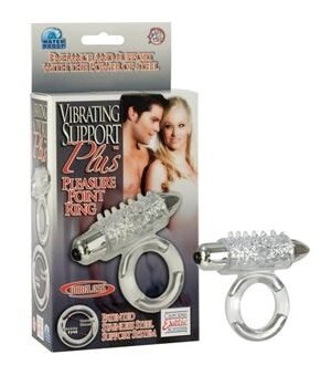 Vibrating Support Plus Pleasure Point Ring