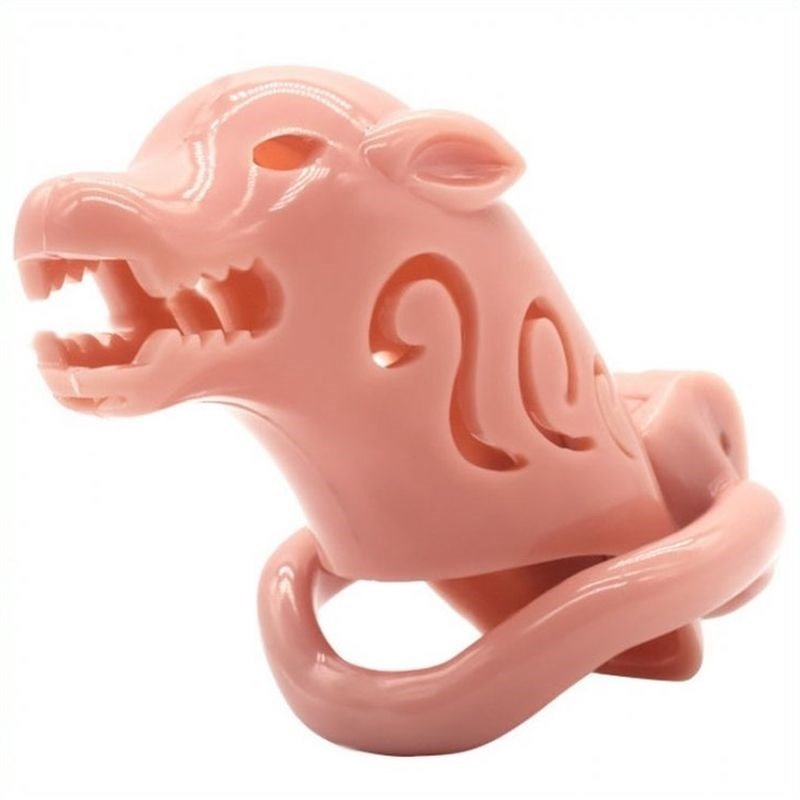 Wolf Dog Silicone Chastity Device