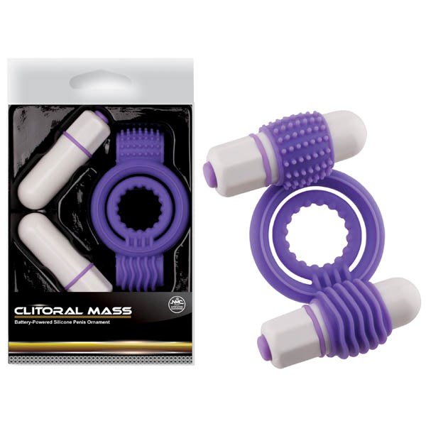 Clitoral Mass Dual Vibrating Cock Rings