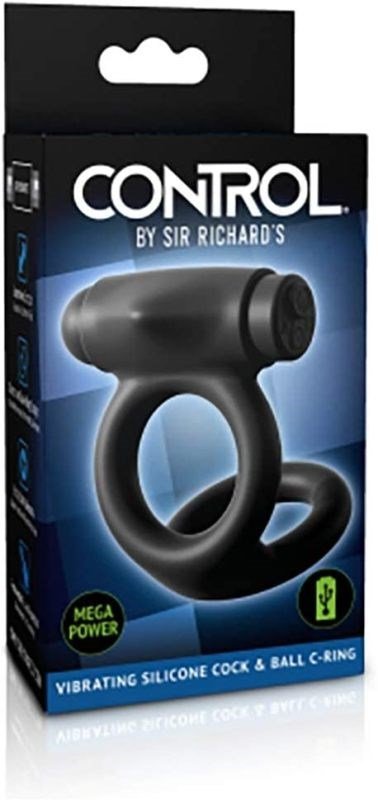 Control Vibrating Cock & Ball C-Ring