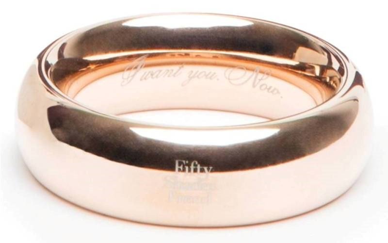 Fifty Shades Freed I Want You Now Steel Love Ring