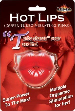 Hot Lips Vibrating Cock Ring