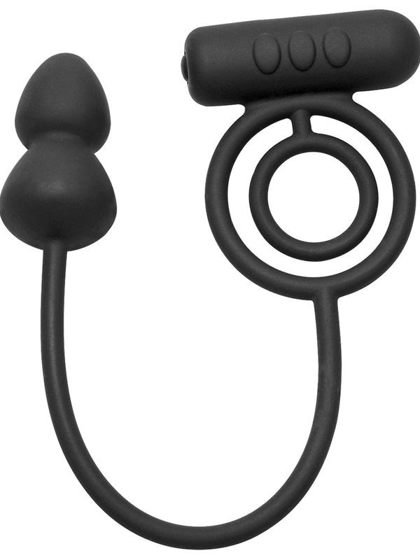 Prostatic Play Voyager I Vibrating Cock Ring and Anal Stim