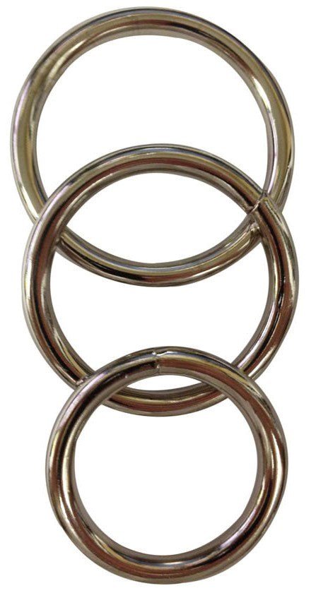 Sportsheets Metal O-Ring 3 Pack