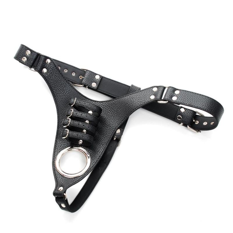 Strict Leather Harness with 4 Penile Straps