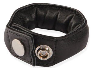 Subshop Single Weighted Leather Cock Ring