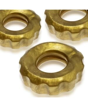 Hunkyjunk Super Huj 3-Pack Cock Rings Bronze Metallic