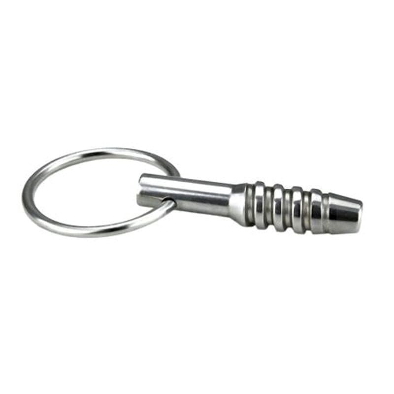 Hollow Cum Through Screwed in Urethral Sound Penis Plug