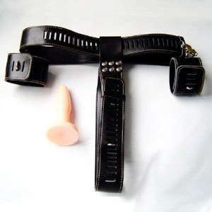 KinkStore Chastity Waist Harness with Butt Plug