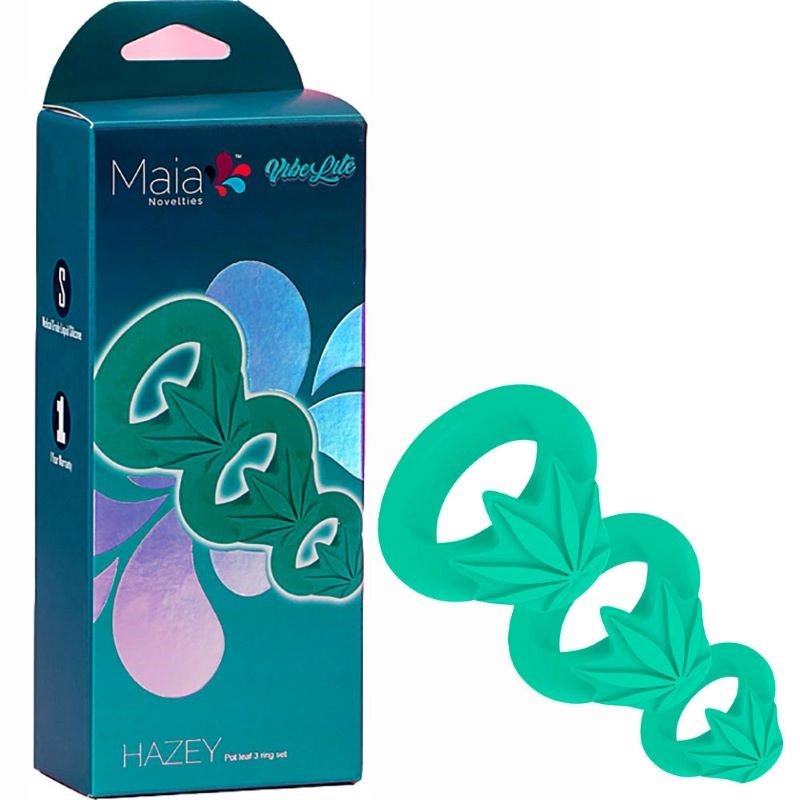 Maia 420 HAZEY Cock Rings Set of 3