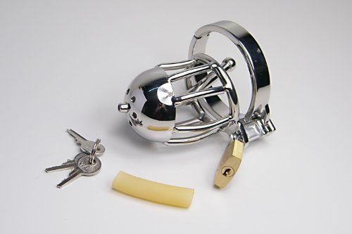 Man Essential Cock Cage with Penis Plug