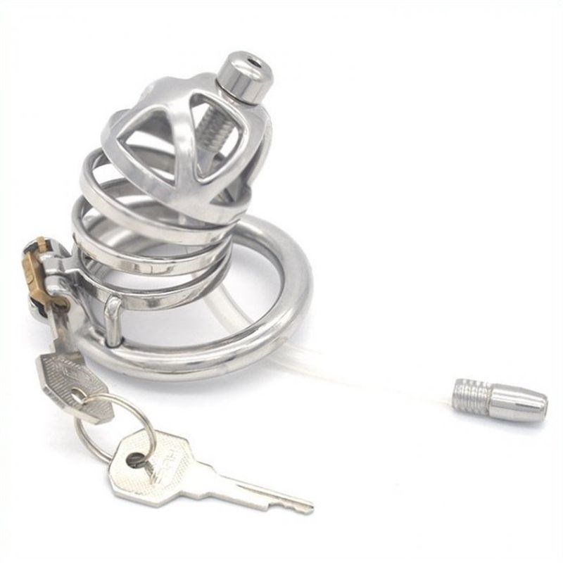 Net Male Chastity Device With Cum Thru