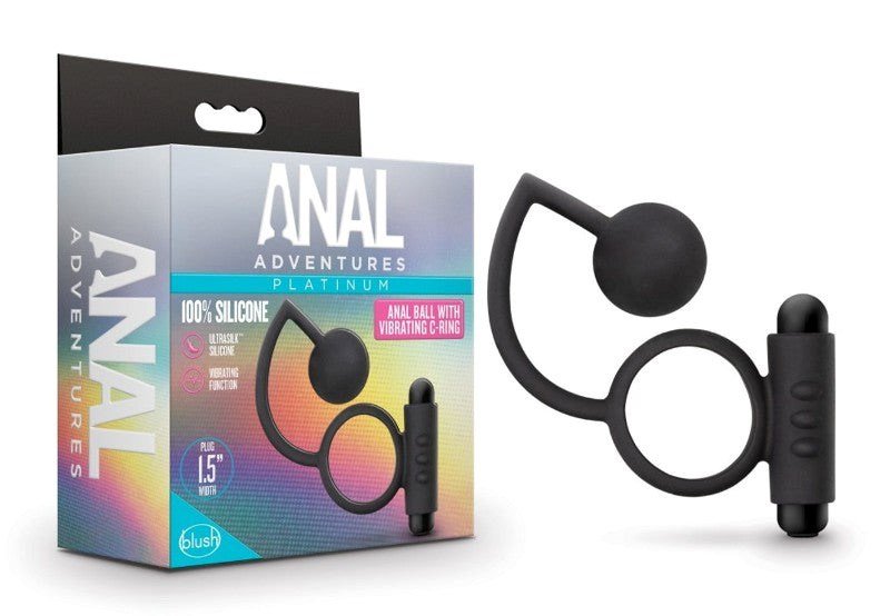 Platinum Anal Ball & Vibrating C-Ring