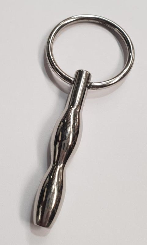 Ripple Cum Thru Penis Plug With Glans Ring
