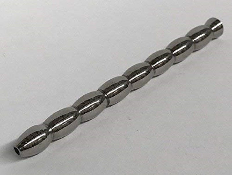 Rippled Post Hollow Penis Plug