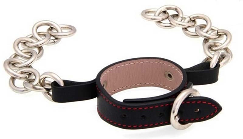 Sado Foot Job Ballring With Chains