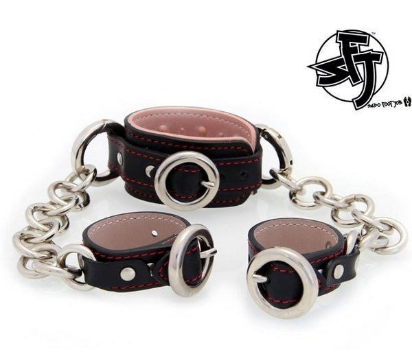 Sado Foot Job Cockring With Chains