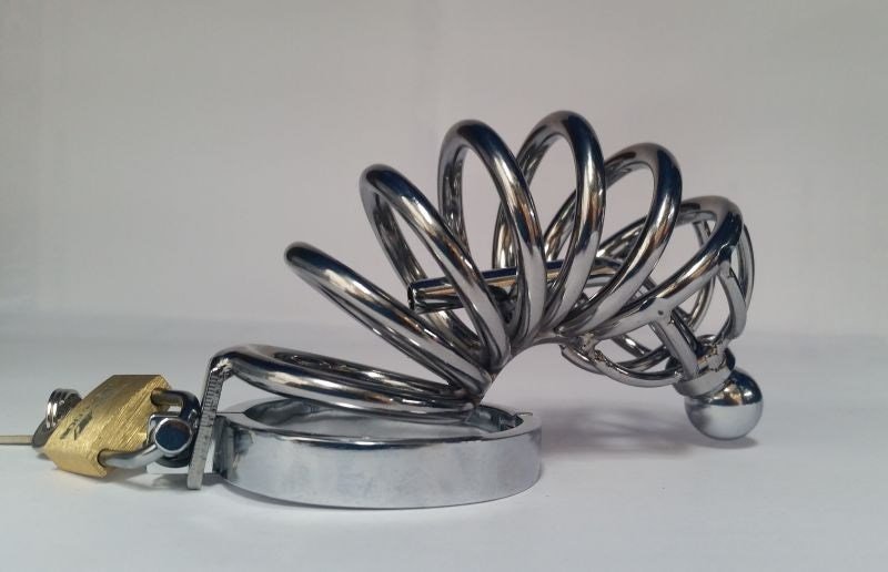 Seven Layers Asylum Cock Cage & Plug