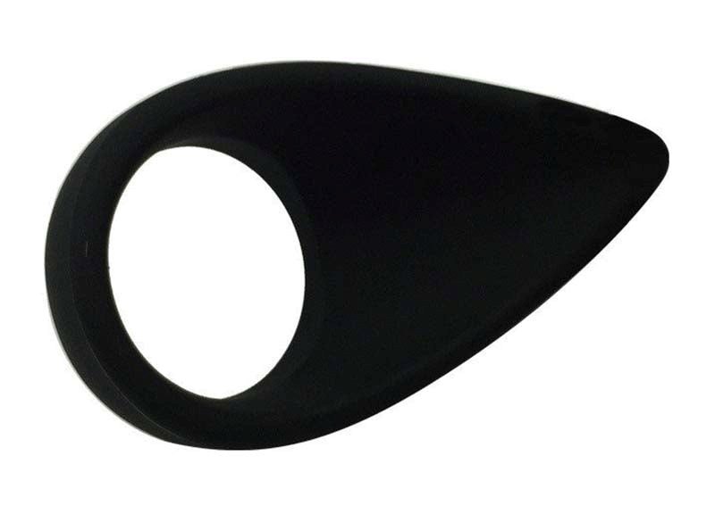 Silicone Tear Drop Cock Ring Black