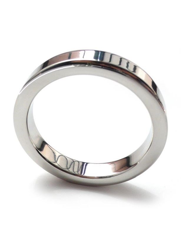 Square Edged Steel Cock Ring 6mm