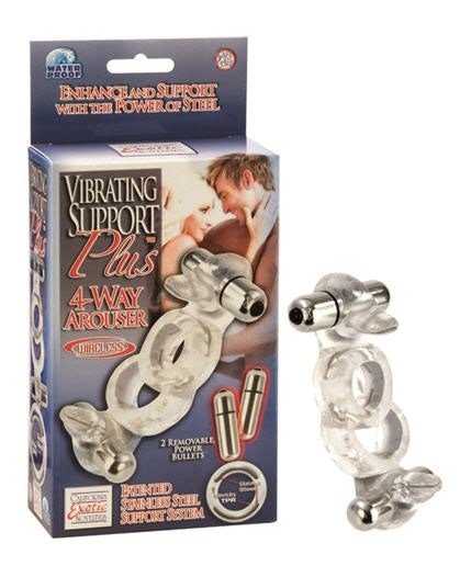 Support Plus Vibrating 4 Way Penis Arouser