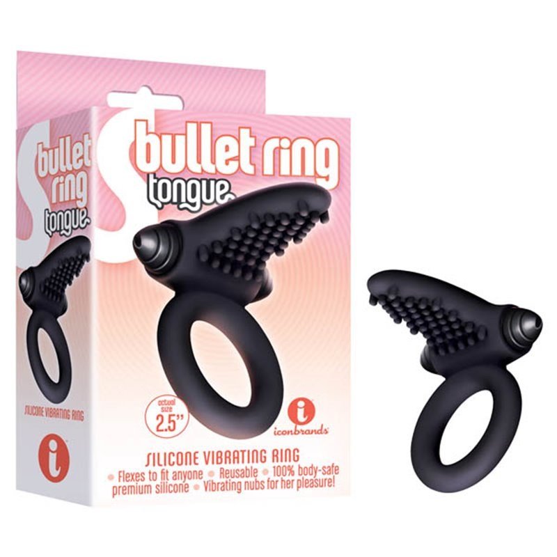 The 9's S-Bullet Ring - Tongue