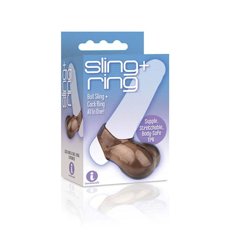 The 9's Sling and Ring - Cock Ring and Balls Sling