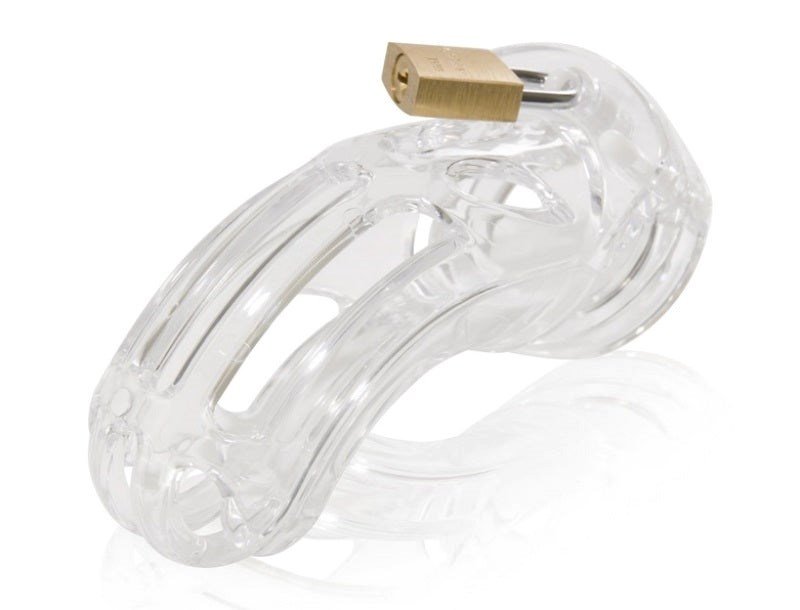 The Curve Chastity Cock Cage Kit - Clear
