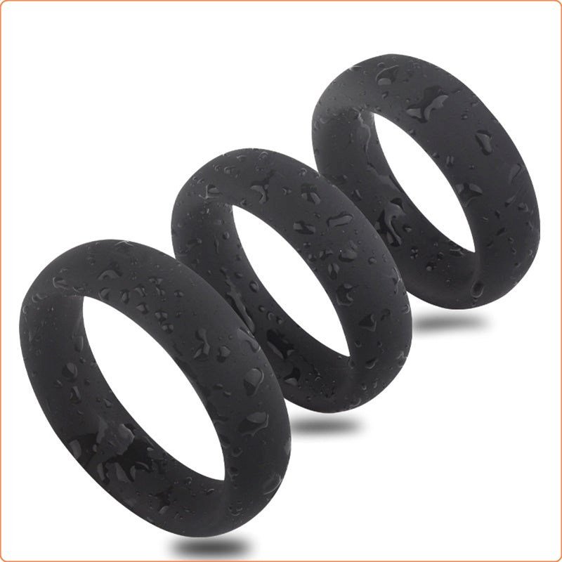 Thick 3 C-Ring Set - Stretchy Silicone